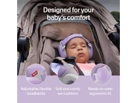 Protetores auriculares Alpine Muffy Baby para bebé - Dawn Purple Protetores auriculares Alpine Muffy Baby para bebé - Dawn Purple